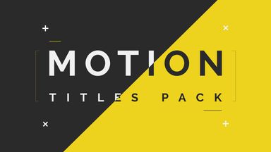 Motion Titles Pack