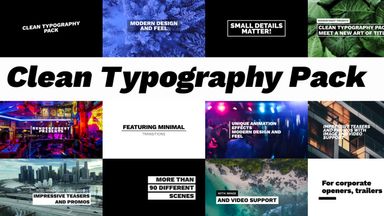 Clean Typography Pack