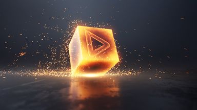 Blazing Cube Logo