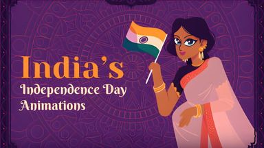 India's Independence Day Animations