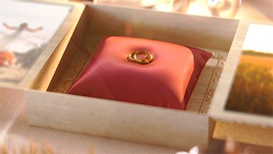 Wedding Rings Invitation Card