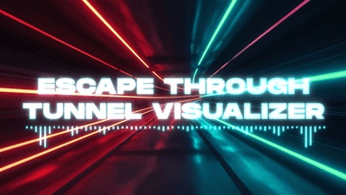 Neon Tunnel Wires Visualizer