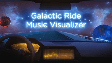 Galactic Ride Music Visualizer