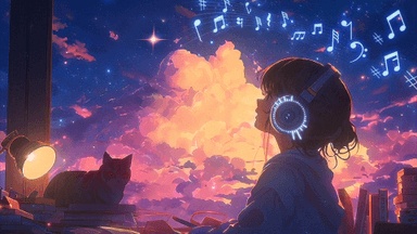 Lofi Vibes Music Visualizer