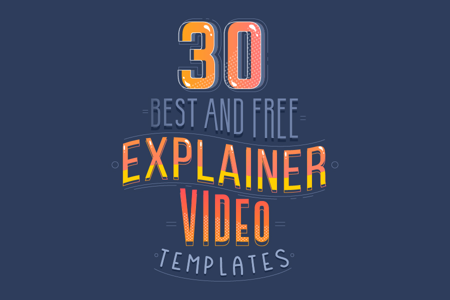 +30 Plantillas de Videos Explicativos Gratis