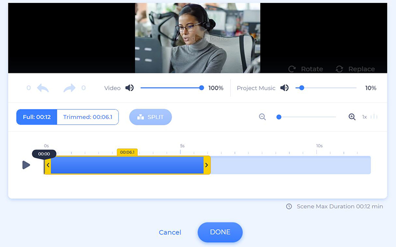 Make Explainer Video - trim video