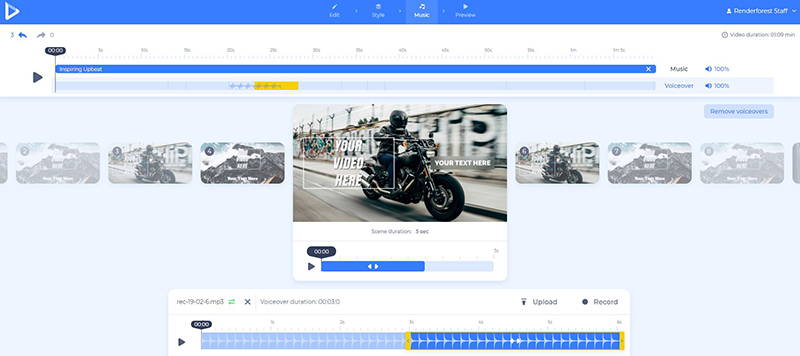 Motivational video tutorial - voiceover 