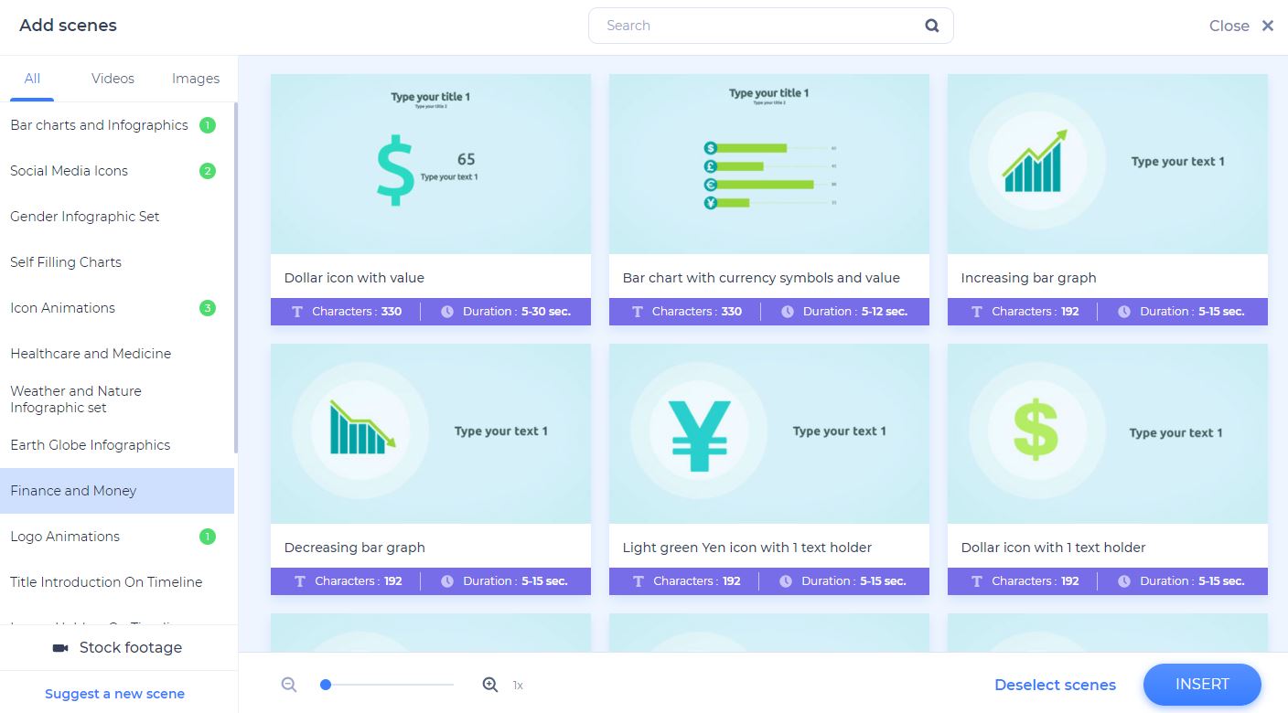 infographic videos - icons