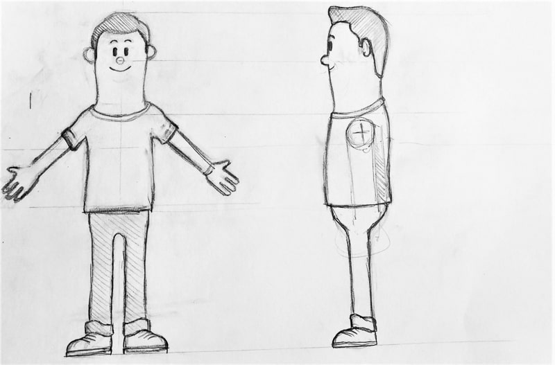 3D animation character