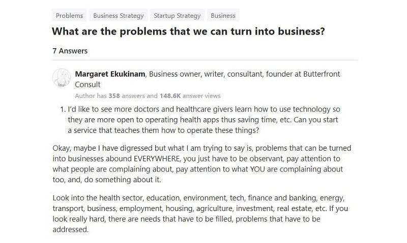 how to turn problems to business Quora