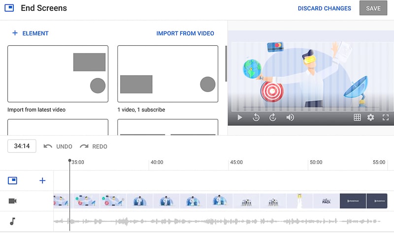 youtube end screen elements