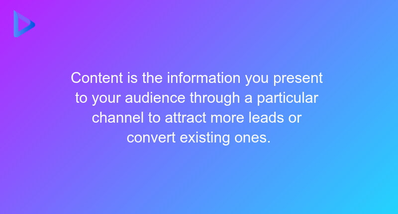 content definition