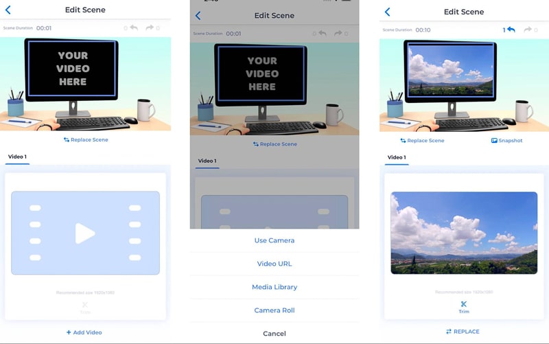 renderforest iphone app video holder