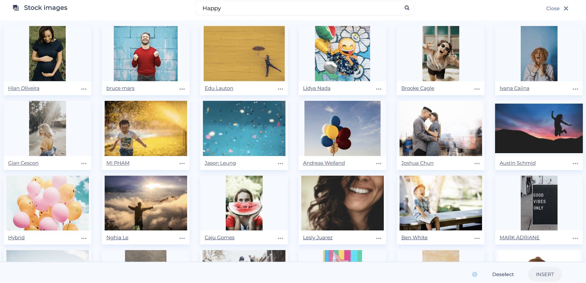 make website with renderforest stock images