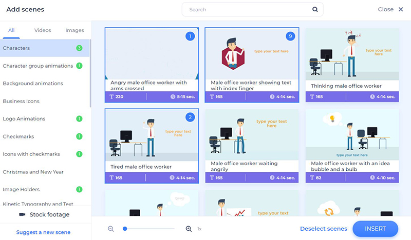 Make Explainer Video - scenes