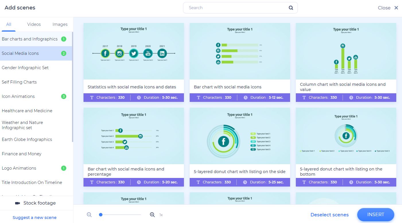 infographic videos - social media