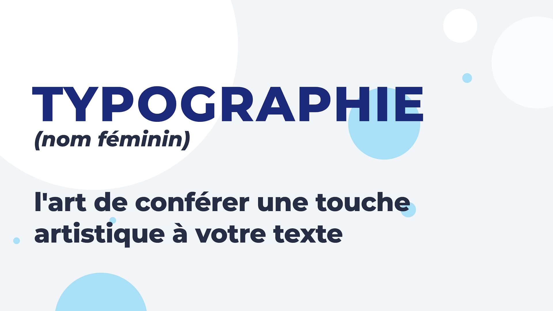 qu'est-ce que la typographie