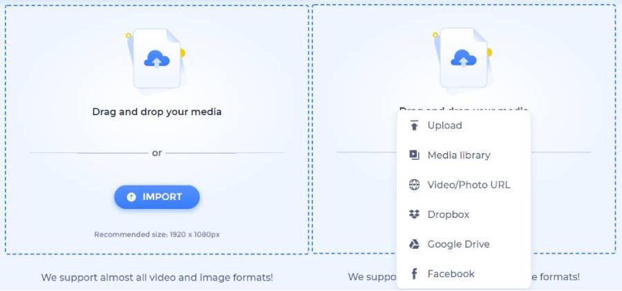 make slideshow add images