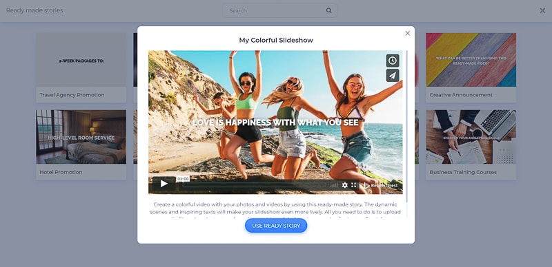 make slideshow edit preset