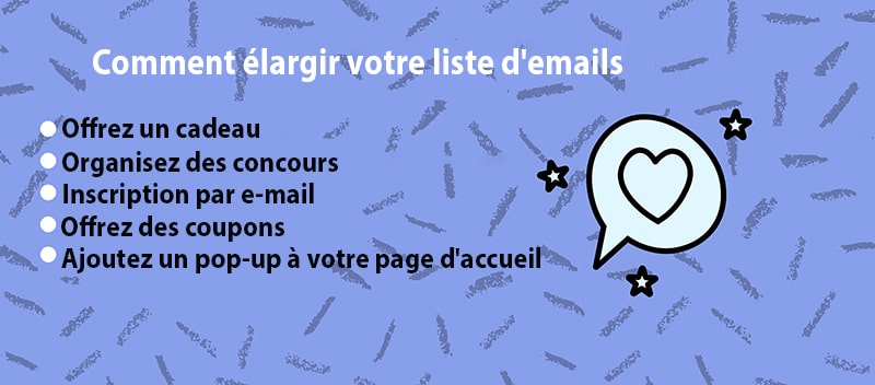 idées de marketing pour Pâques-liste d'emails