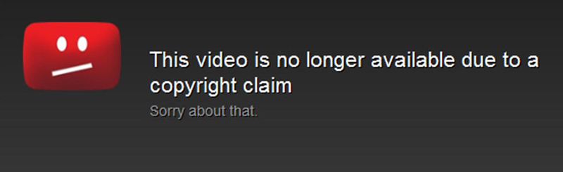 YouTube copyright 