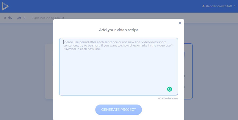Make Explainer Video - script
