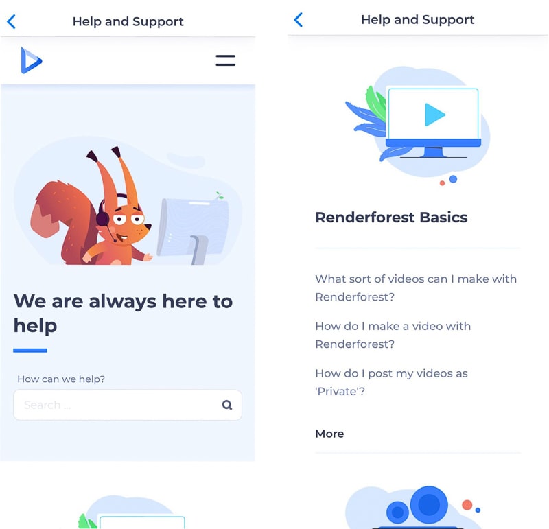 renderforest iphone app faq