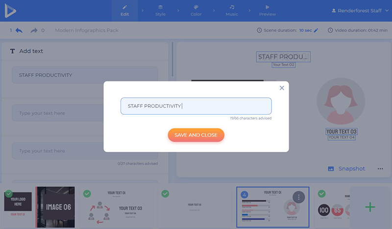 Monthly Video Report - text