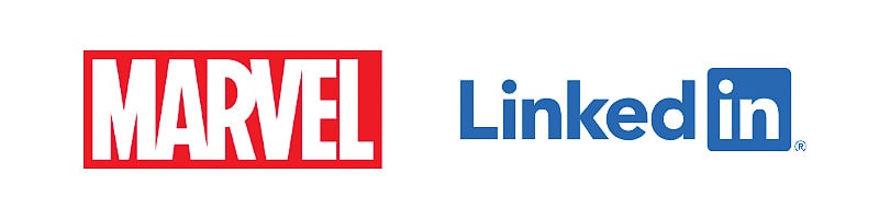 backgrounds and shapes of wordmark logos