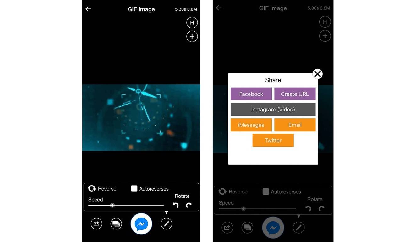 video to gif on iphone