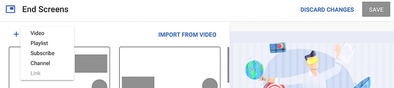 youtube end screen elements