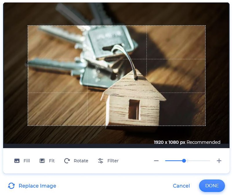 real estate slideshow - edit photo