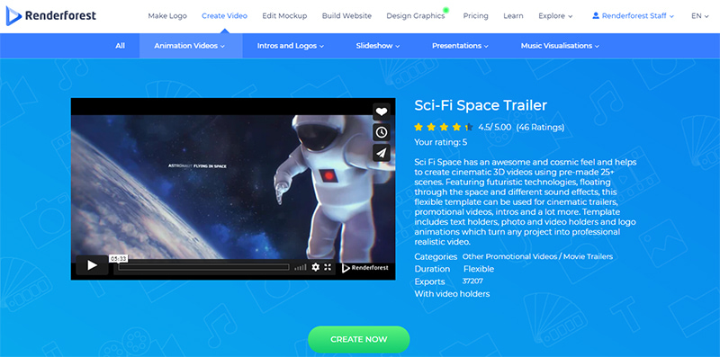 Make movie intro - trailer 