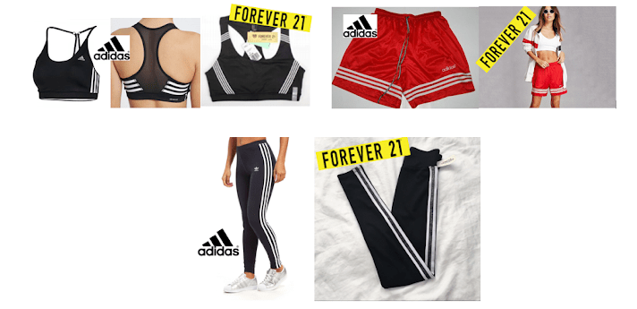 dispute between adidas and forever21