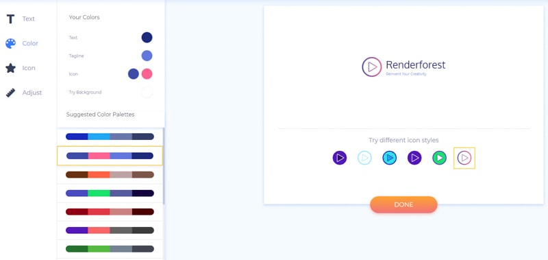 logo maker color suggestions