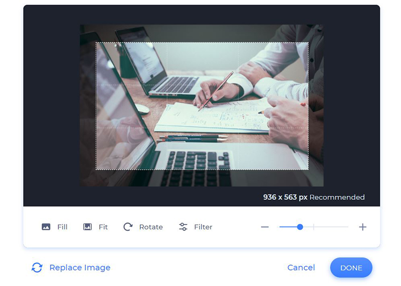 Make Explainer Video - crop photo