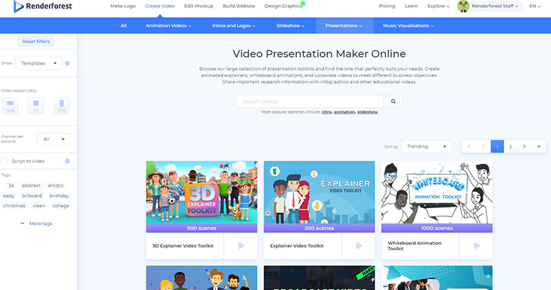 create marketing video storyboard - edit video