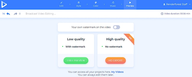 interview videos - preview