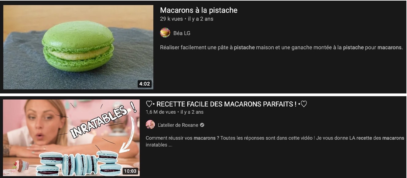 miniatures personnalisées de YouTube