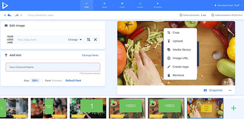 Tasty Recipe Videos - add logo