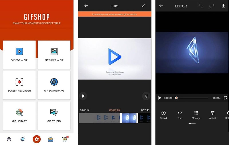 gif à partir d'une vidéo sur android