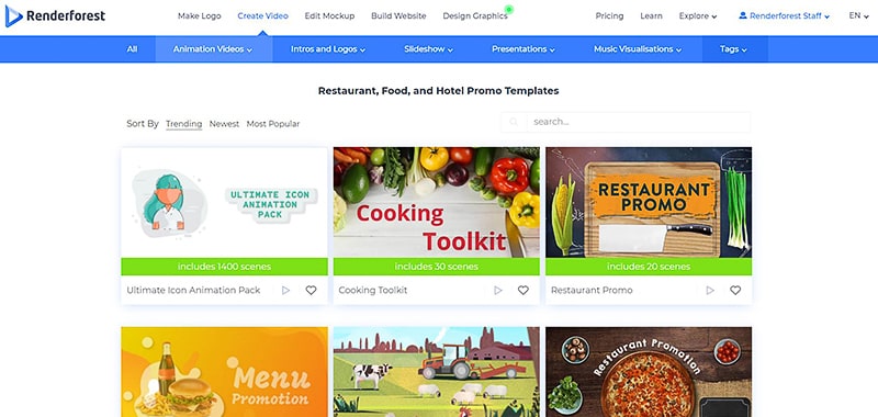 Tasty Recipe Videos - templates