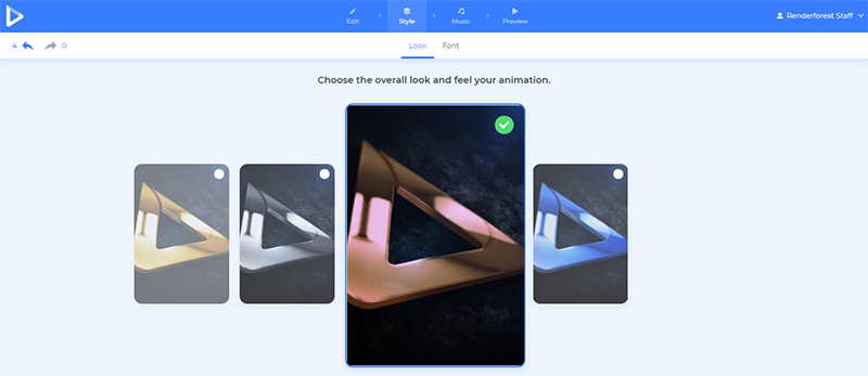 Make movie intro - logo style