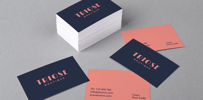standard business cards