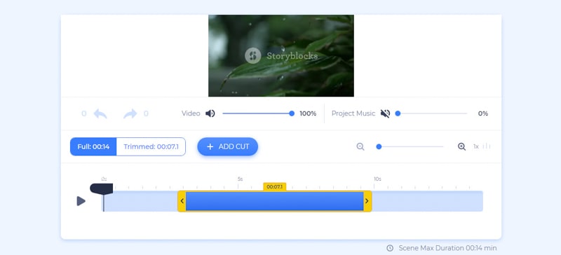 trim clips for demo reel 