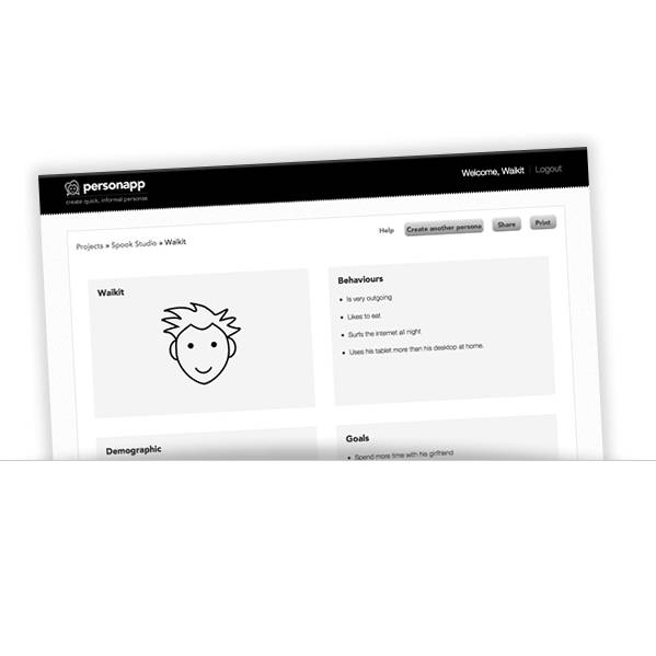 personapp Logo marketing tool