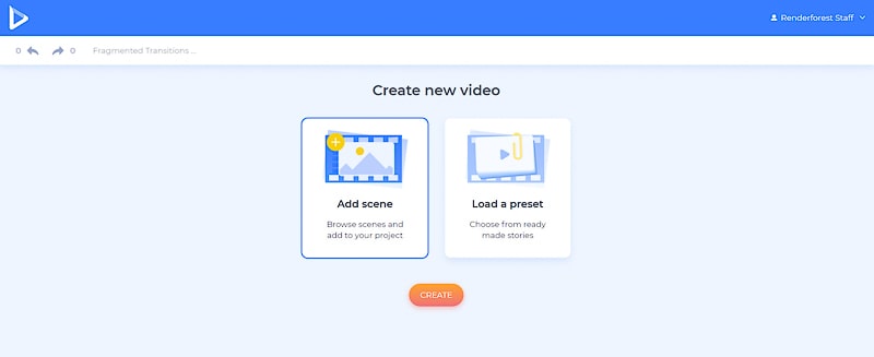 make slideshow add scene
