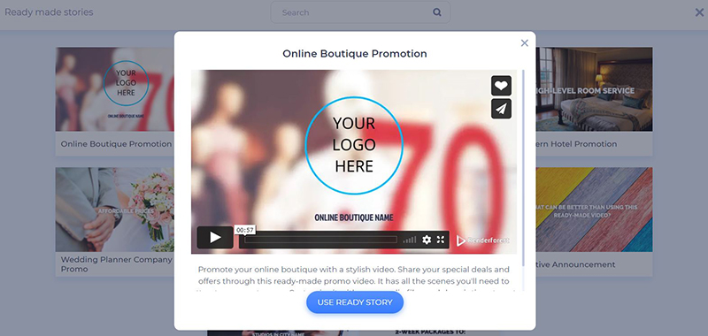 online shop promo - preset
