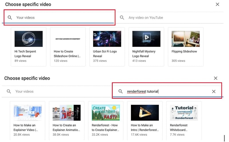 youtube video end screen elements