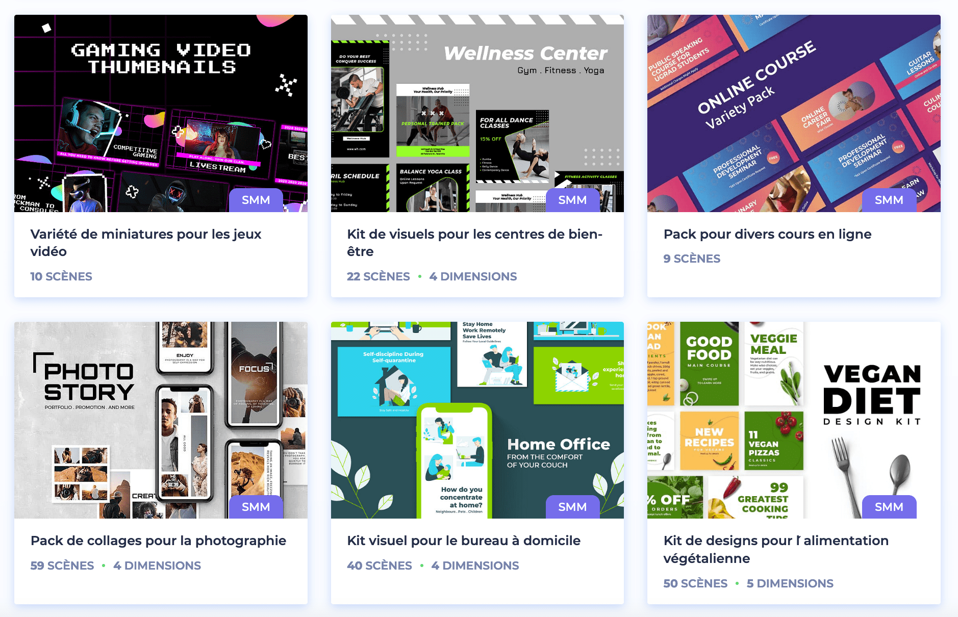 visuels pour les médias sociaux